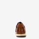 Leren heren sneakers cognac