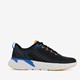 Heren fitnessschoenen zwart/blauw
