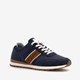 Heren sneakers blauw/bruin