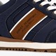 Heren sneakers blauw/bruin