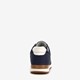 Heren sneakers blauw/bruin