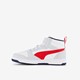 Rebound V6 Mid kinder sneakers wit/rood