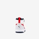 Rebound V6 Mid kinder sneakers wit/rood