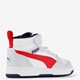 Rebound V6 Mid kinder sneakers wit/rood