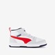 Rebound V6 Mid kinder sneakers wit/rood