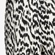 Dames broek wit met zwart print