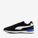 Graviton heren sneakers zwart/blauw