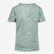 Jongens T-shirt groen met blaadjesprint
