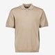 Heren polo beige