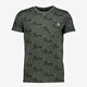 Heren T-shirt groen met print