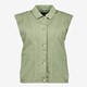 Dames spijker gilet groen