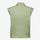 Dames spijker gilet groen