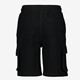 Jongens cargo sweatshort zwart