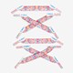 U-lace kiddo veters met tiedye print