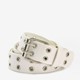 Dames riem met studs wit