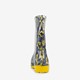 Dames regenlaarzen geel met camouflageprint
