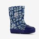 Kinder regenlaarzen blauw met reptiel opdruk