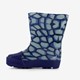 Kinder regenlaarzen blauw met reptiel opdruk