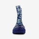 Kinder regenlaarzen blauw met reptiel opdruk
