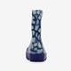 Kinder regenlaarzen blauw met reptiel opdruk