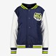 Jongens baseball jas blauw