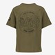 Jongens T-shirt groen met backprint