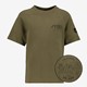 Jongens T-shirt groen met backprint
