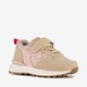 Suede meisjes sneakers beige