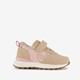 Suede meisjes sneakers beige