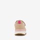 Suede meisjes sneakers beige