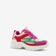 Dames dad sneakers multicolor
