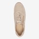 Dames sneakers met slangenprint beige
