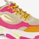 Dames dad sneakers roze oranje