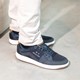 Heren sneakers donkerblauw