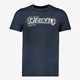 Unsigned heren T-shirt met opdruk donkerblauw