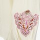 Mousseline dames blouse met borduursels