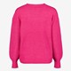 Gebreide dames trui fuchsia roze