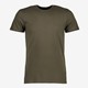 Unsigned heren T-shirt army katoen ronde hals