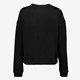 Dames sweater met tekstopdruk zwart