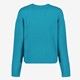 Geblokte dames trui blauw