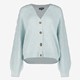 Gebreid dames vest lichtblauw