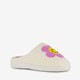 Dames teddy pantoffels met smiley