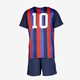 Tweedelige kinder sport set blauw rood