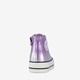 Hoge meisjes sneakers paars smiley