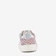 Leren meisjes sneakers wit roze