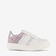 Leren meisjes sneakers wit roze
