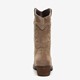 Suede dames western laarzen beige