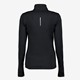 Dames hardloop pully zwart