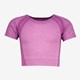 Osaga naadloos cropped meisjes sport T-shirt roze