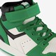 Hoge jongens sneakers groen wit